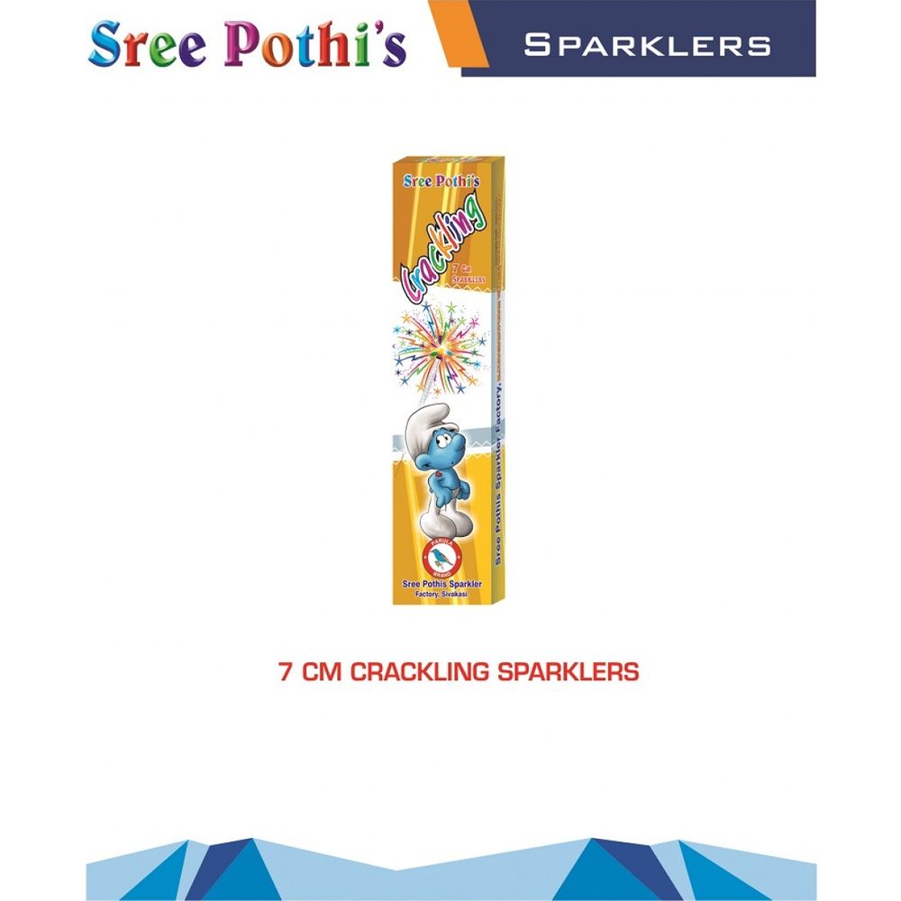 7cm Crackling Sparklers B (10 Pcs)