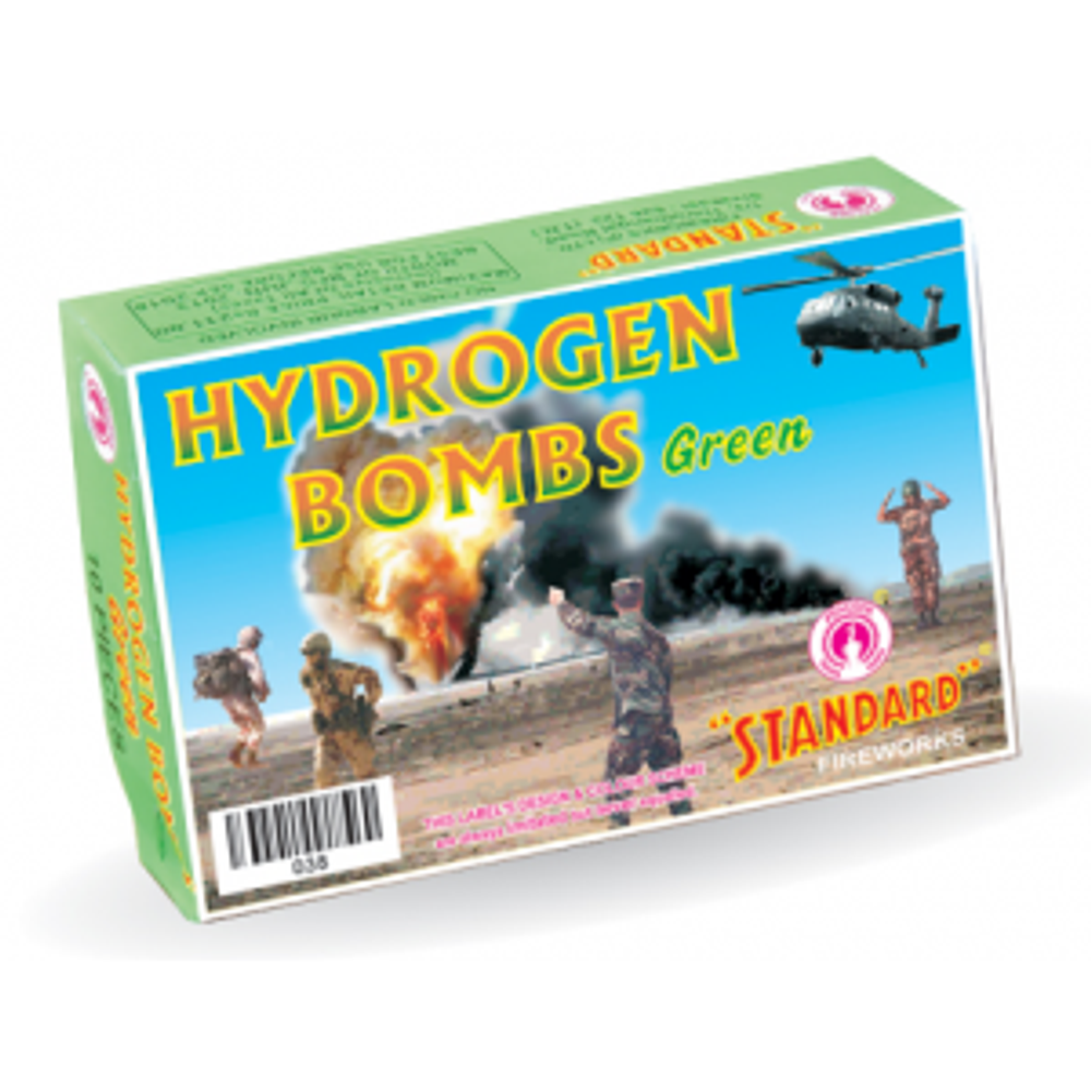 Hydrogen bomb green (10 pcs)