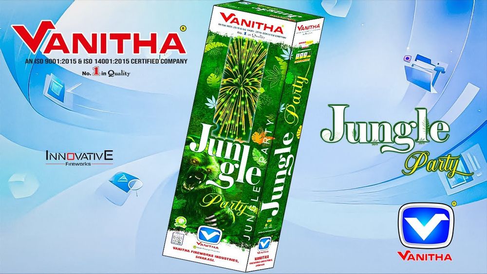 6 INCH JUNGLE PARTY BIGGEST PIPE E (1 PCS)