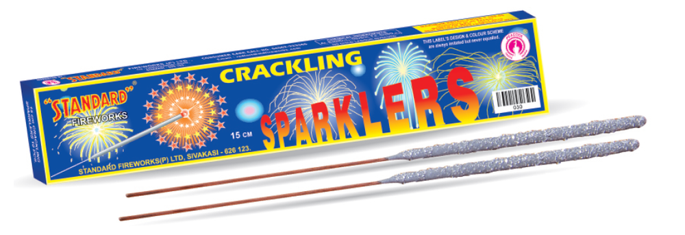 15Cm Crackling Sparklers (10 Pcs)