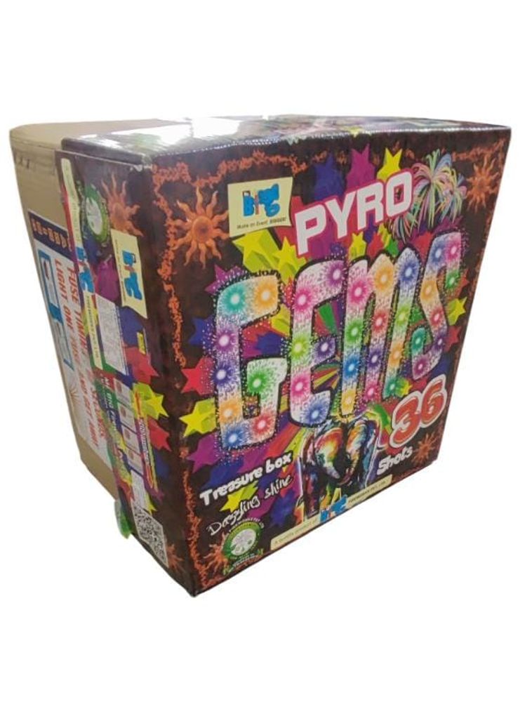 PYRO GEMS SET OUTS E (36 Shots / 2 Inch PIPE)