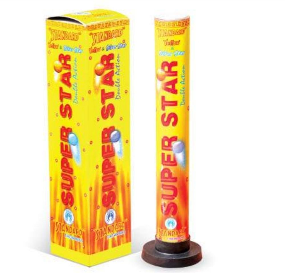 1 Inc PIPE Super Star (Crackling & Silver) (1 Pcs)