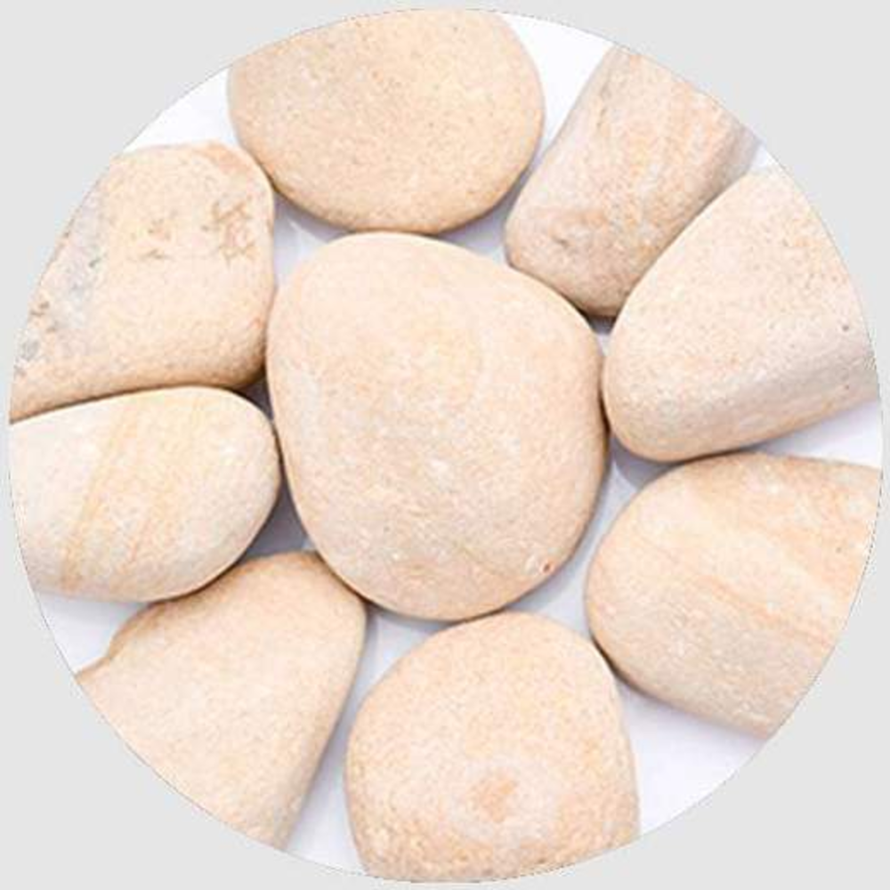 Super Marble Pebbles (White, Big, Unpolished) - 2 kg