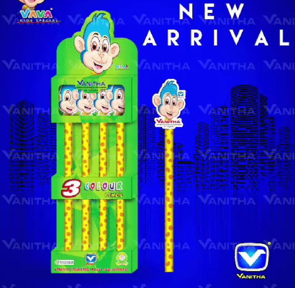 3 colour Pencil(vanitha) 3 colour Pencil(vanitha)
