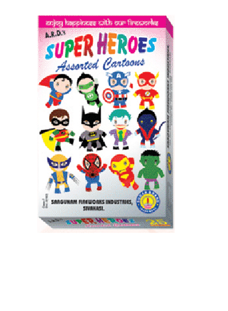 Assorted Cartoons (10 Pieces)