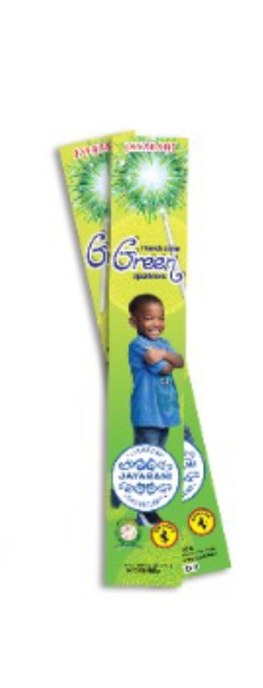 15 cm Green Colour Sparklers