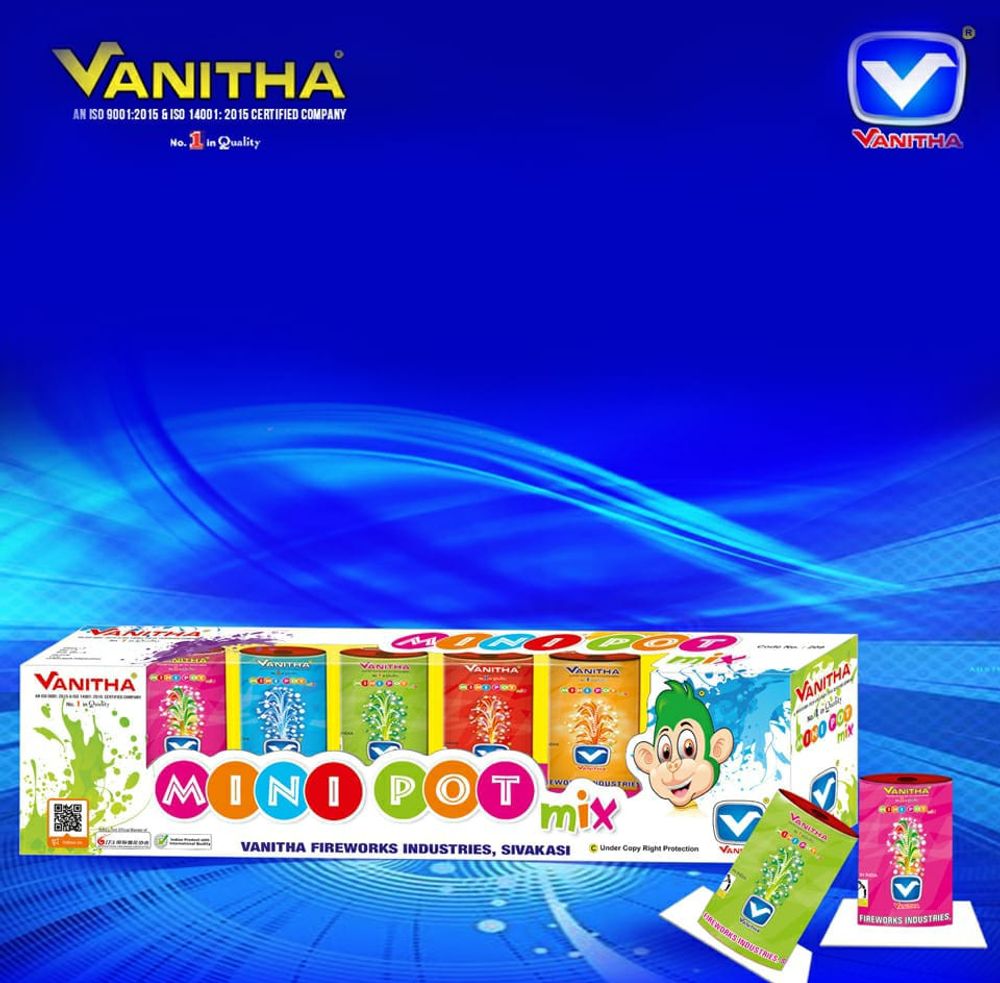 Min pot mix(5 pcs)-(Vanitha) Min pot mix(5 pcs)-(Vanitha)