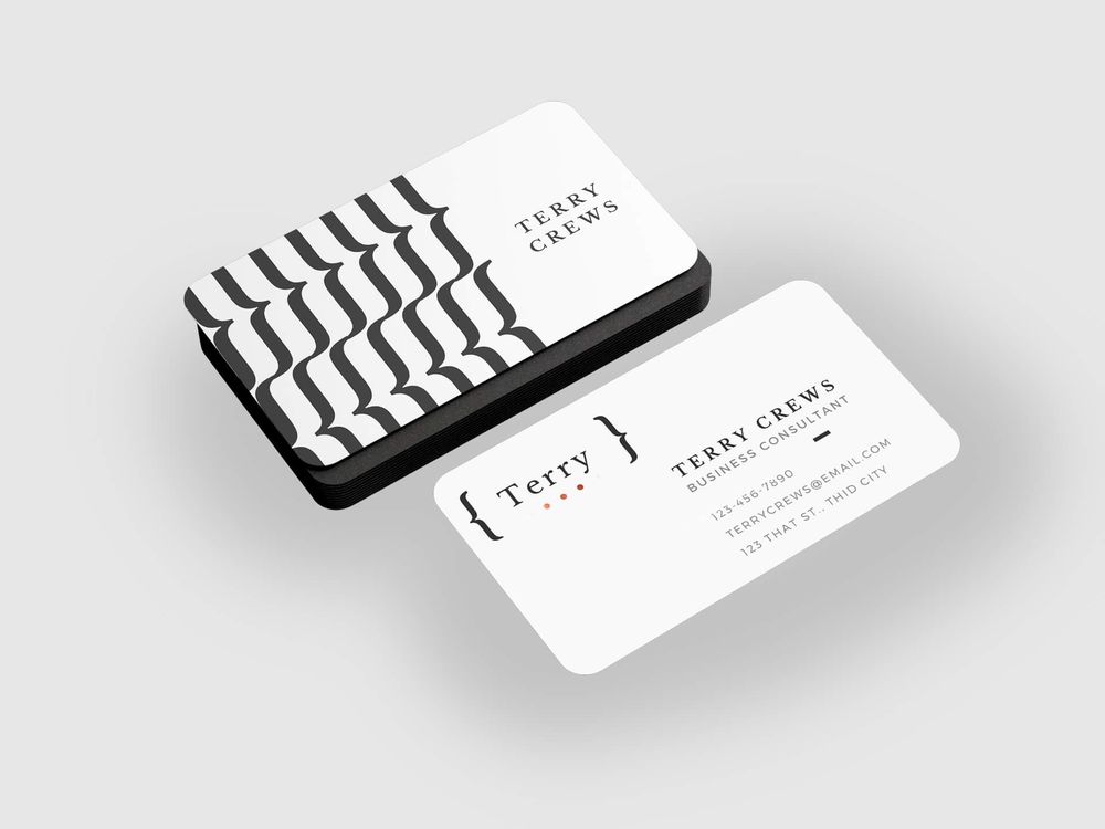 Round Corner Business Cards Round Corner Business Cards