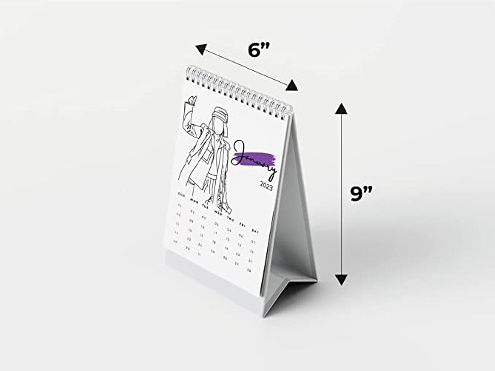 Standing Rewriteable Desk Calendar Standing Rewriteable Desk Calendar