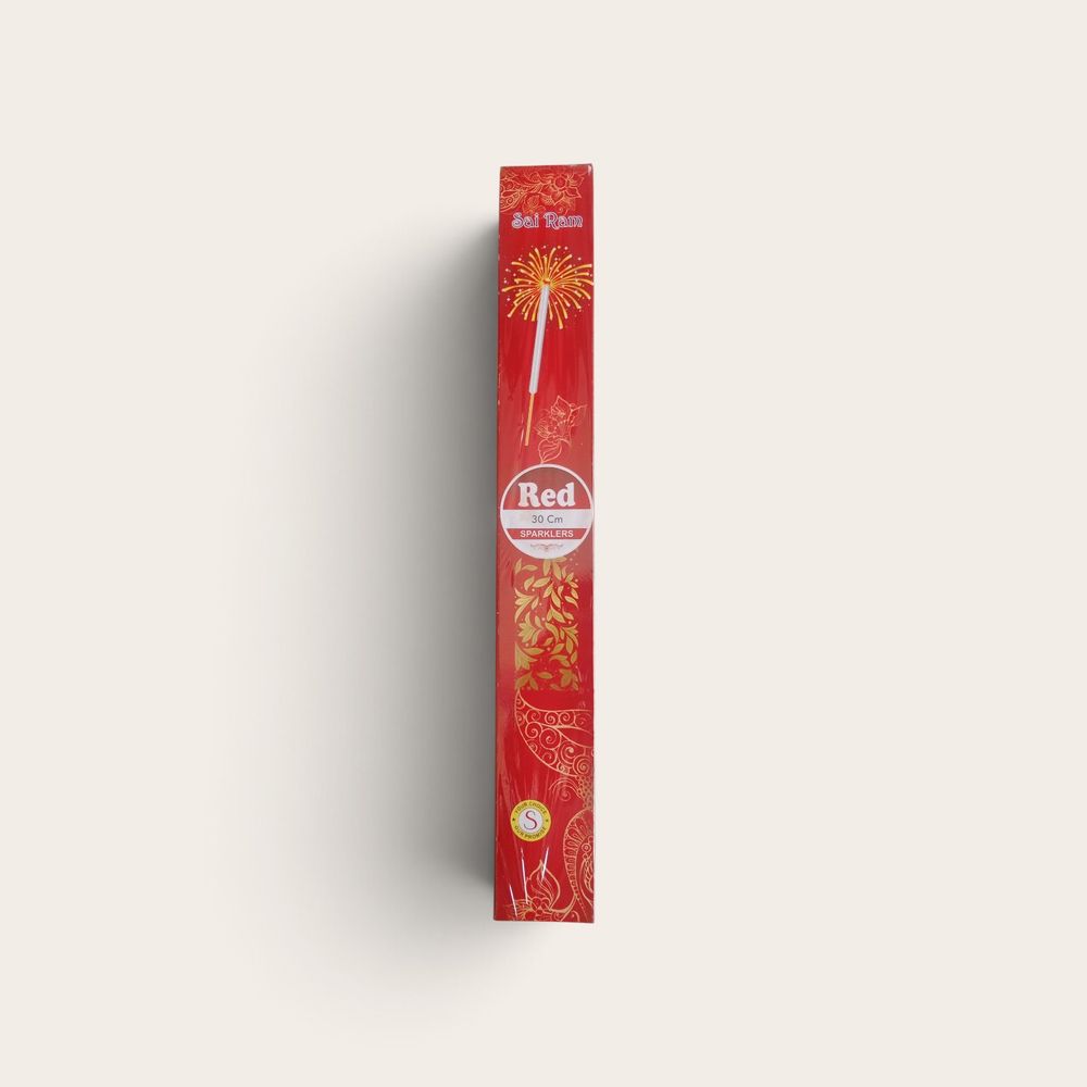 1.236 30 cm RED SPARKLERS