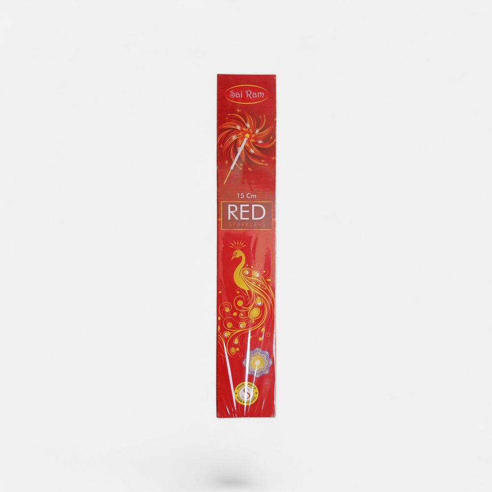 1.232 15 cm RED SPARKLERS