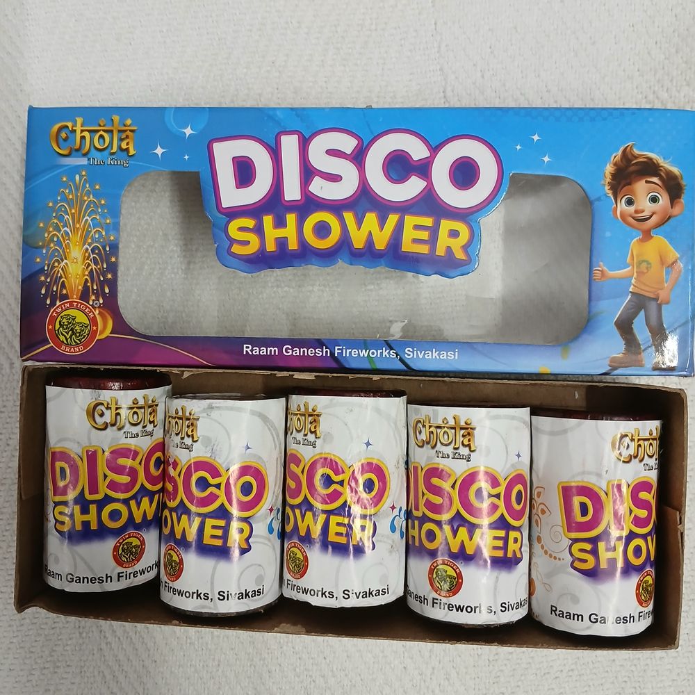 DISCO SHOWER FOUNTAIN (5 PCS)