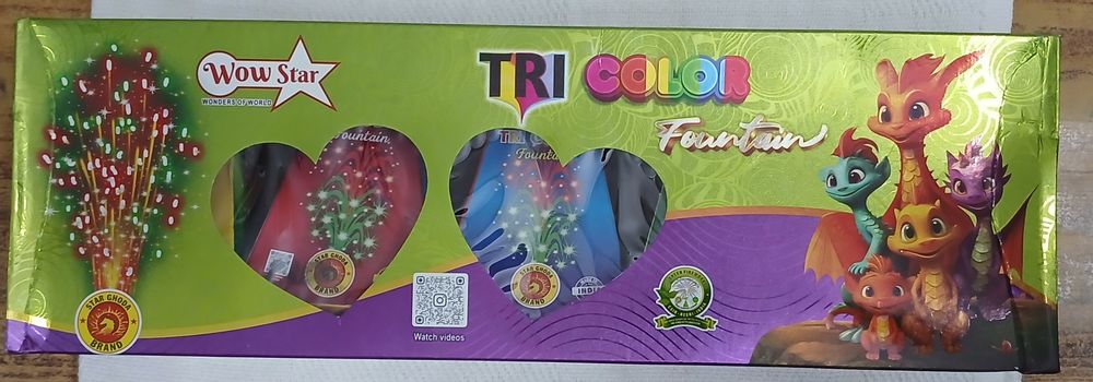 TRI COLOR  (5 PCS)