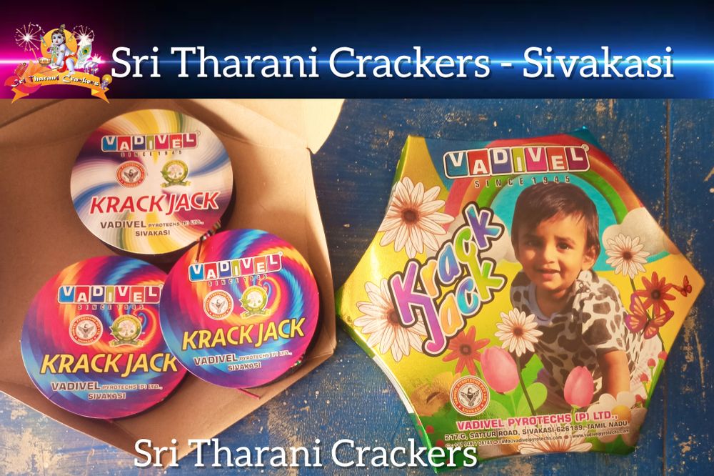 Krack Jack - Mega Chakkar with Crackling (3 PCS - 1 Box)