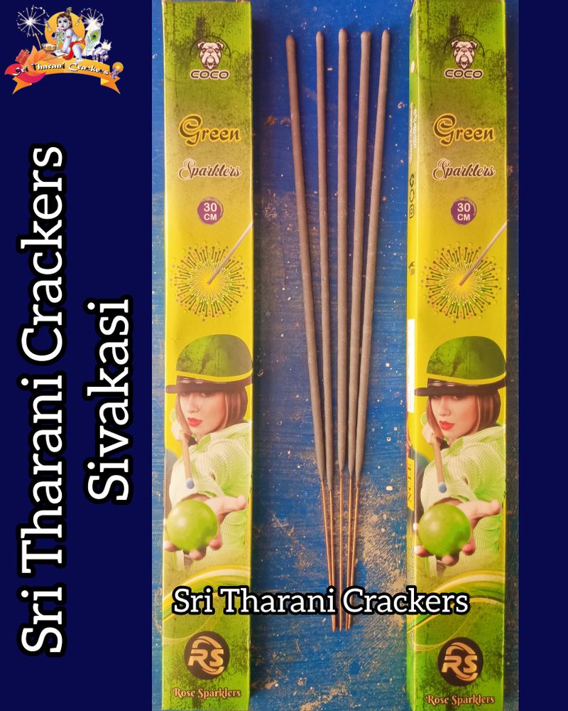 30 cm Green Sparkler (5 PCS - 1Box)
