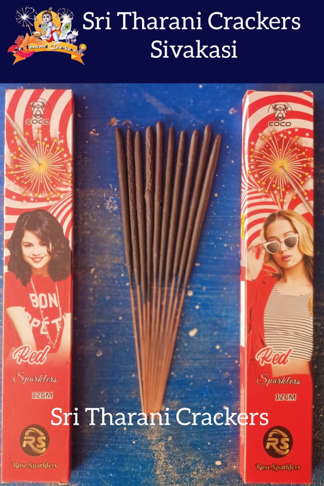 12 cm Red Sparkler (10 PCS - 1Box)