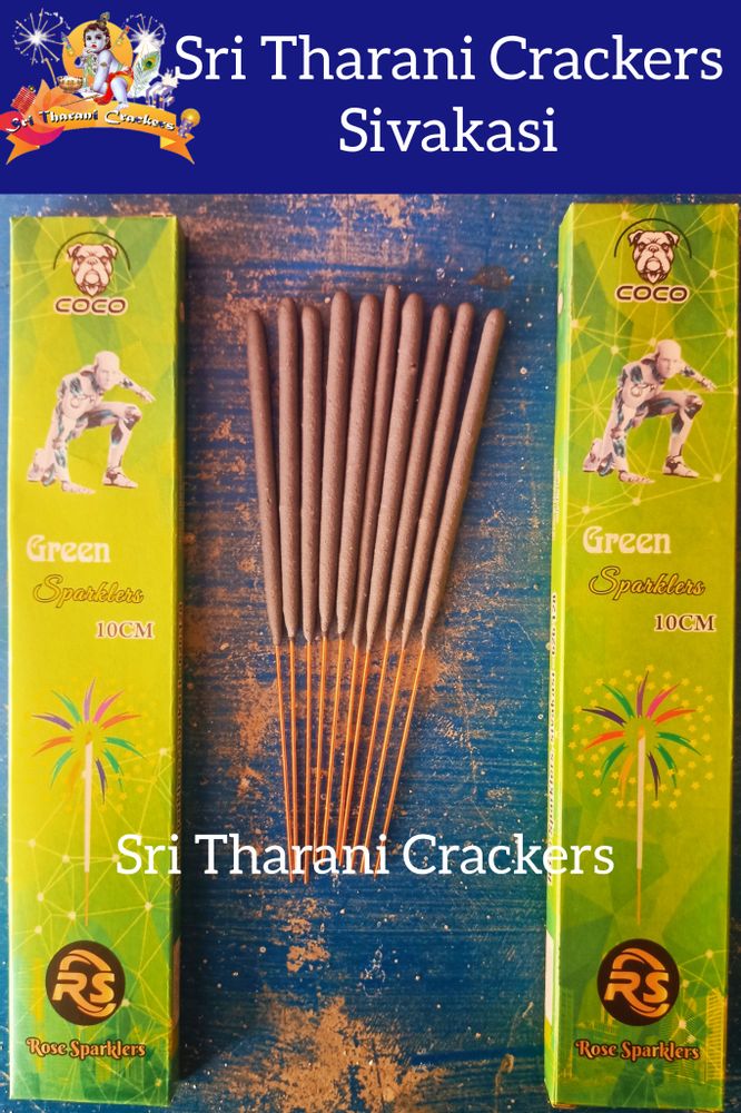 10 cm Green Sparkler (10 PCS - 1Box)
