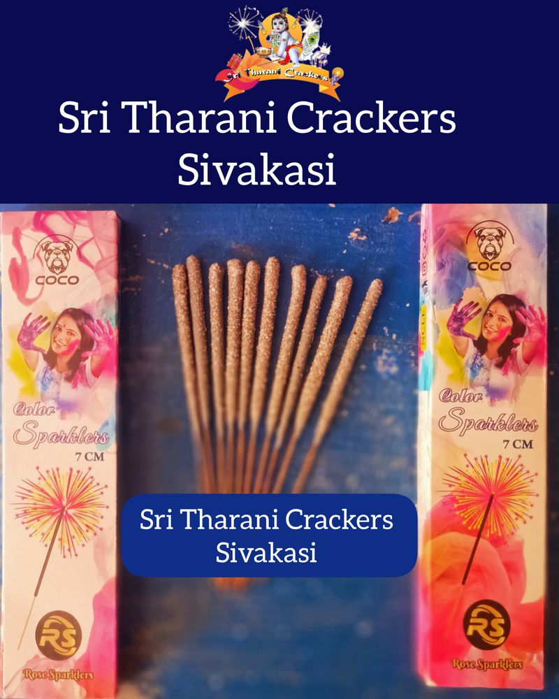 7 Cm Colour Sparklers (10 PCS - 1Box)