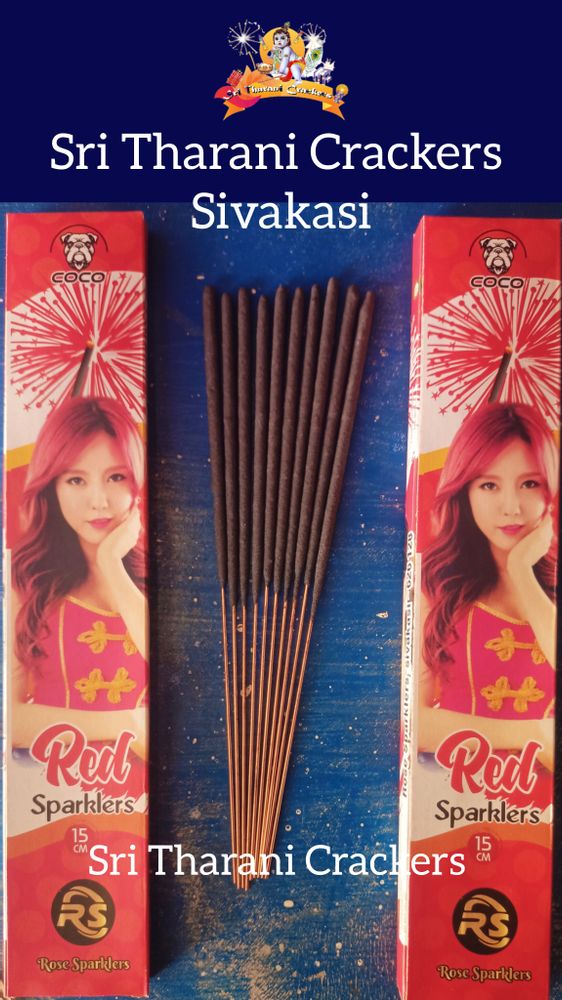 15 cm Red Sparkler (10 PCS - 1Box)