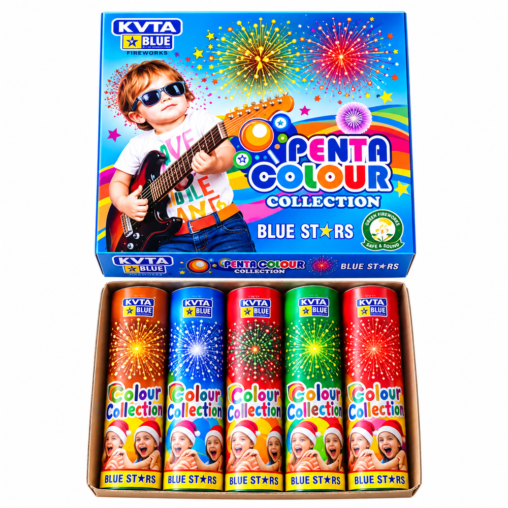 Penta (Multi colour 5 Pcs)