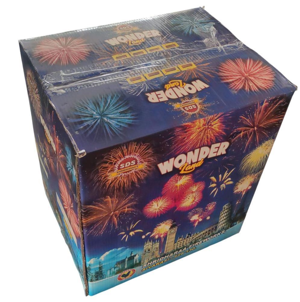 4 inch FANCY PIPE SETOUT B ( 20 SHOT MULTICOLOUR WITH CRACKLING )