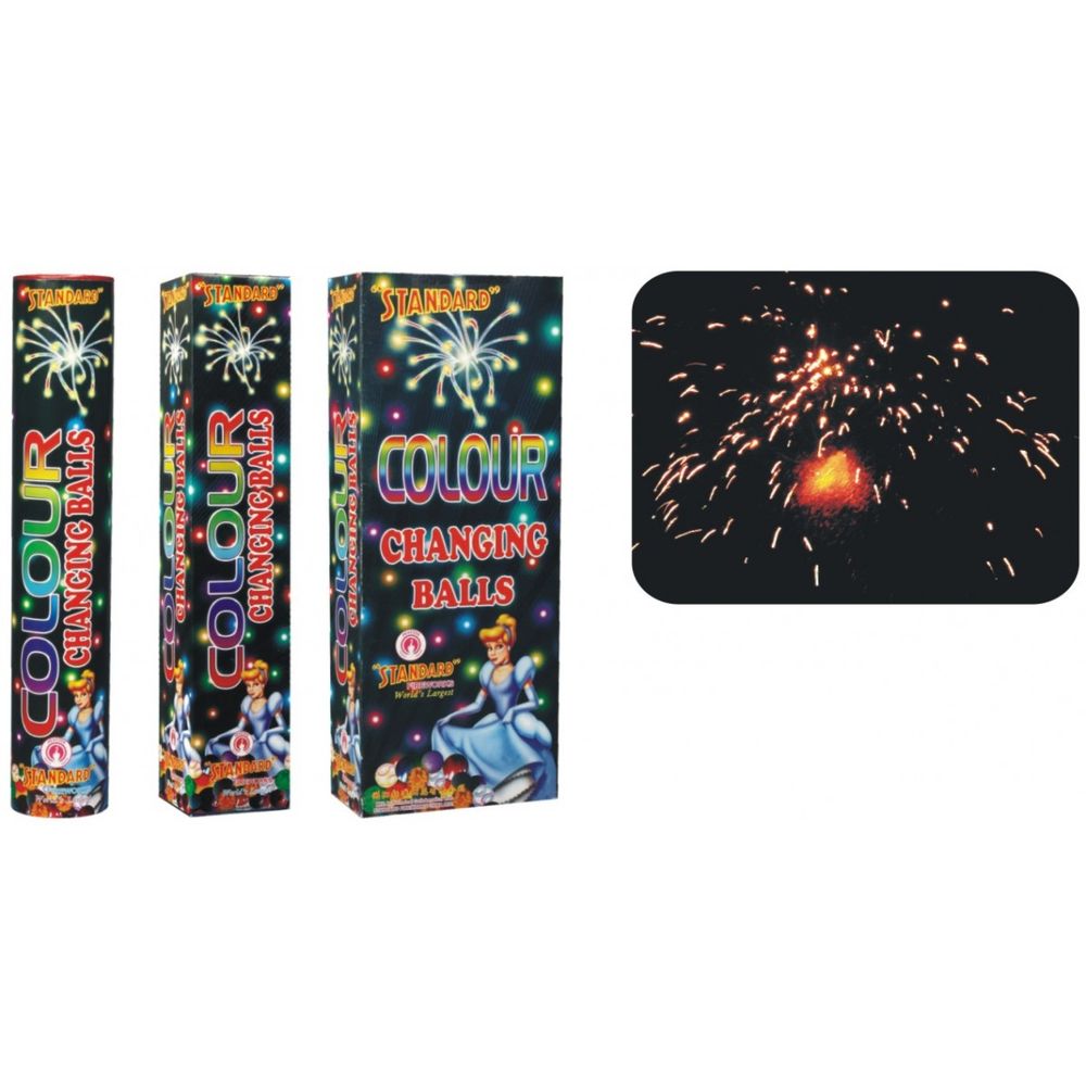 3.5 Inc PIPE Colour Changing Balls (1 Pce)