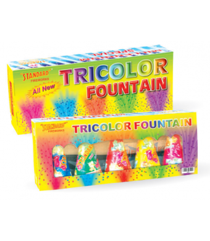 Tri colour fountains (millennium) (5 pcs)