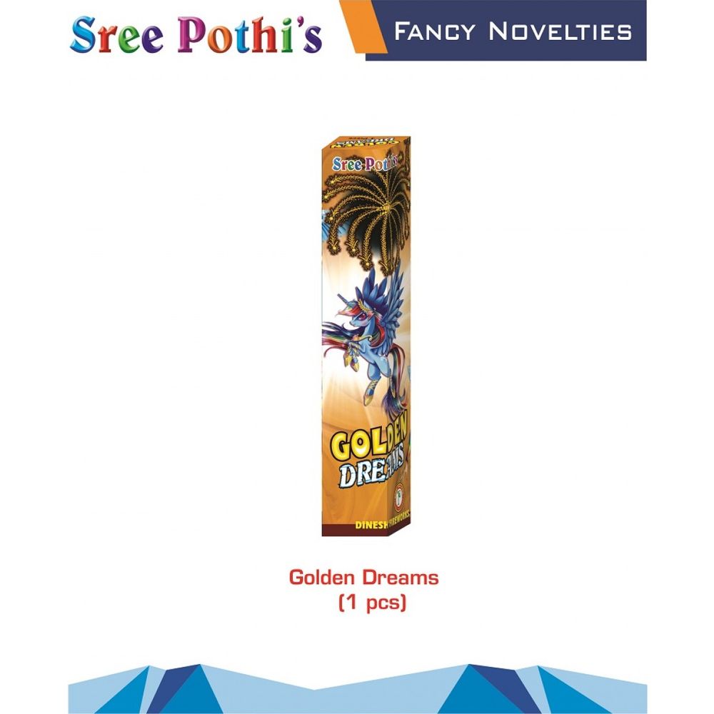 2 Inch PIPE Golden Dreams B (1 Pcs)