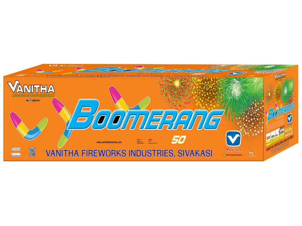 BOOMERANG 50 E (50 SHOTS CAKES)