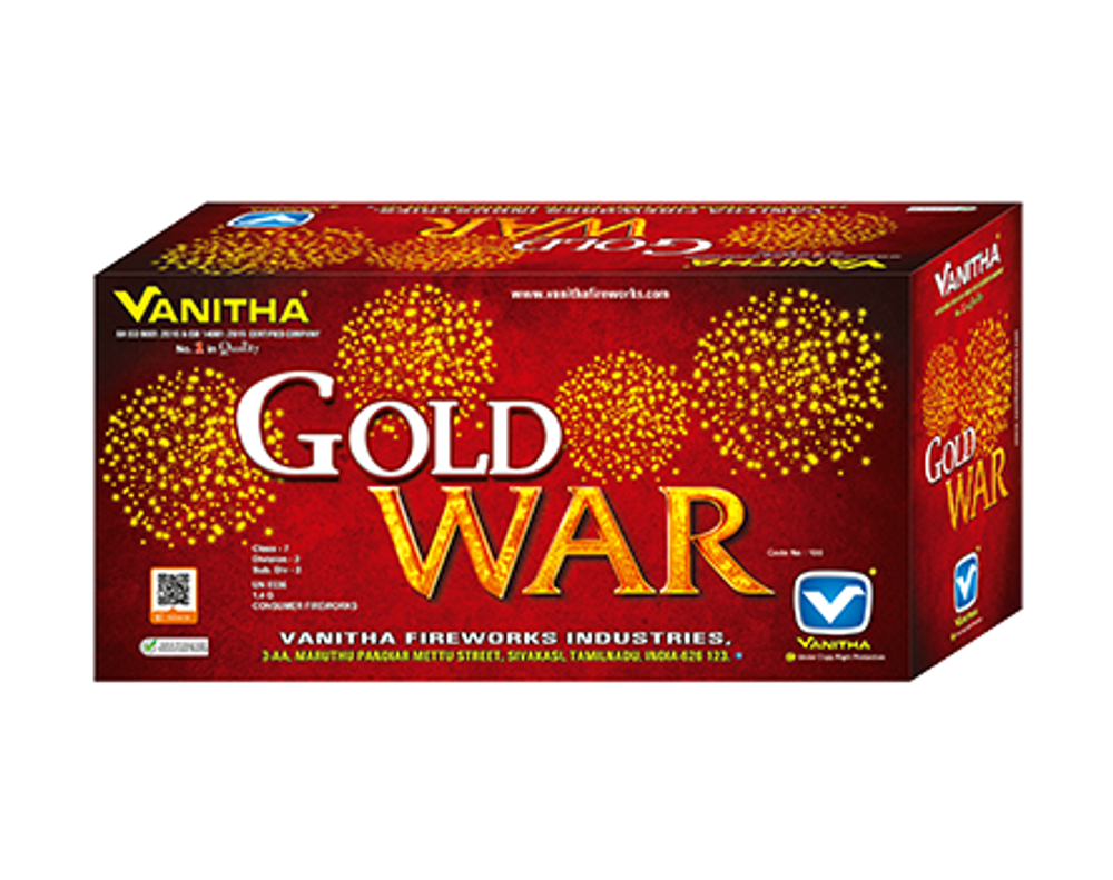 GOLD WAR 10 Shots CAKES E (1 Pcs)