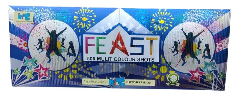 FEAST 500 SHOTS MULTICOLOUR CAKES E