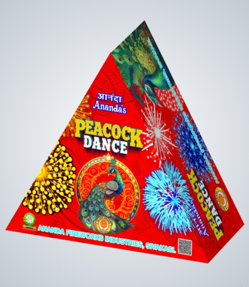 PEACOCK DANCE E (18 SHOT MULTICOLOUR POPUP)