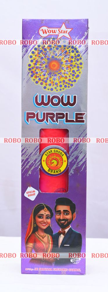 4" Purple colour Wow