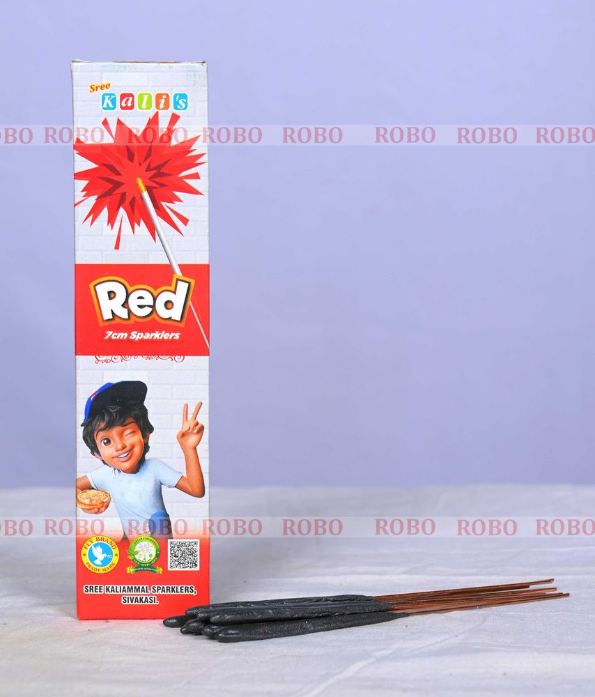 7 Cm Red Sparklers