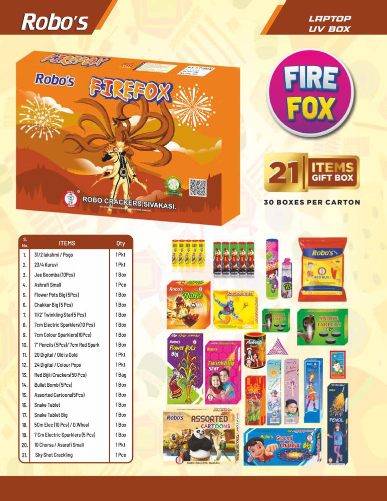 Fire Fox (21 Items)