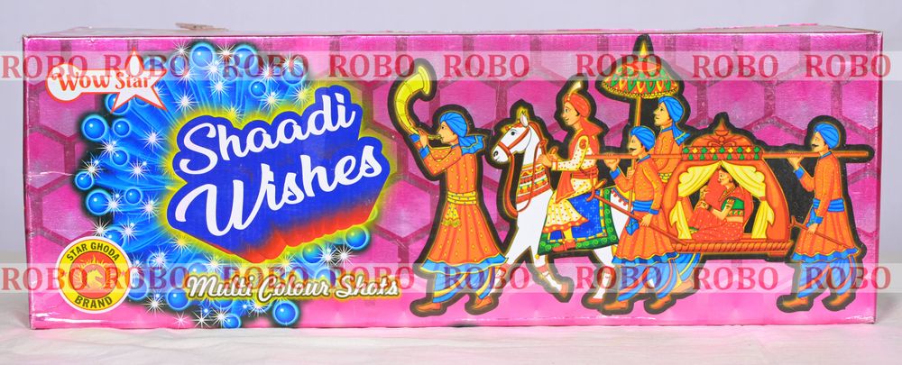60 Shot Multi Colour UV (Rate per box 570Rs, 12 boxes per case)	