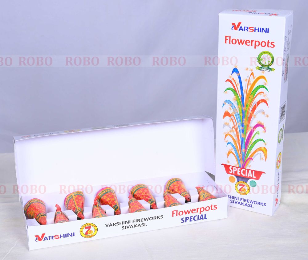 Flower pot special (10pcs/box)  (Rate per box 72Rs, 150 boxes per case)