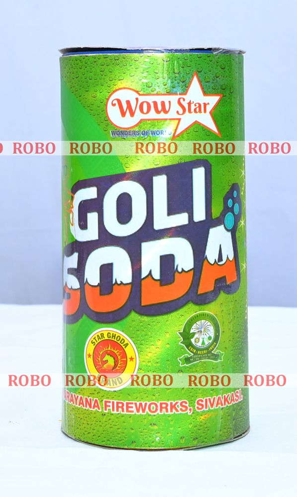 Goli Soda Shower 8" (Rate per box 126 Rs, 60 boxes per case)	