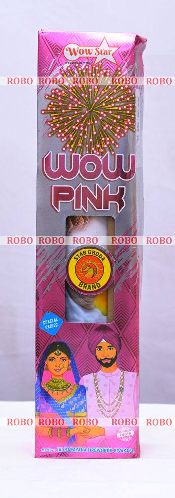 4" Pipe Pink Colour  (Rate per box 280 Rs, 24 boxes per case)	
