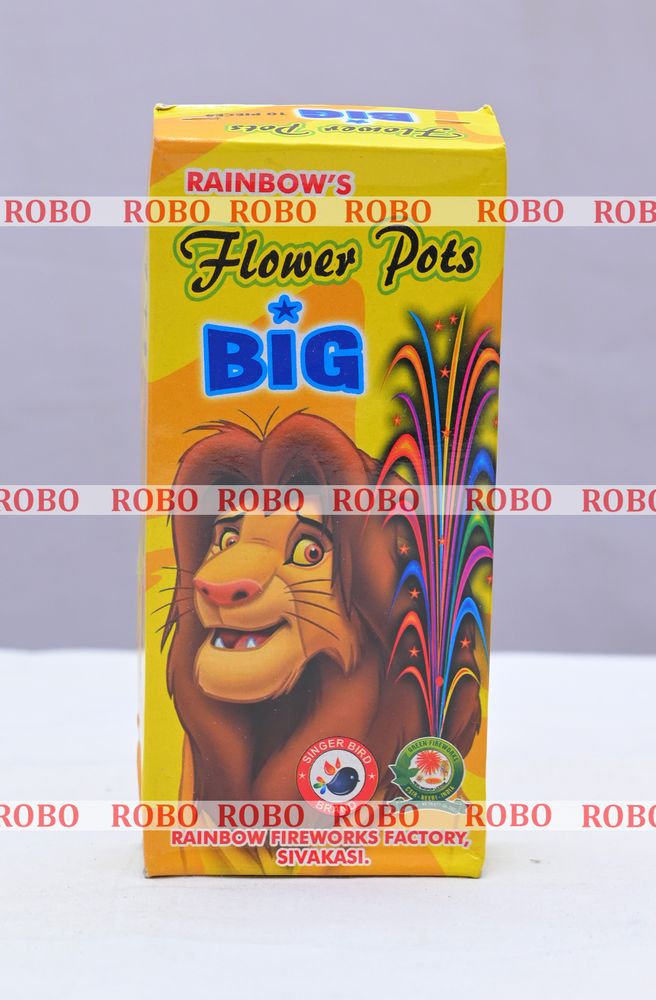 Flower pot big (10pcs/box) (Rate per box 45Rs, 240 boxes per case)
