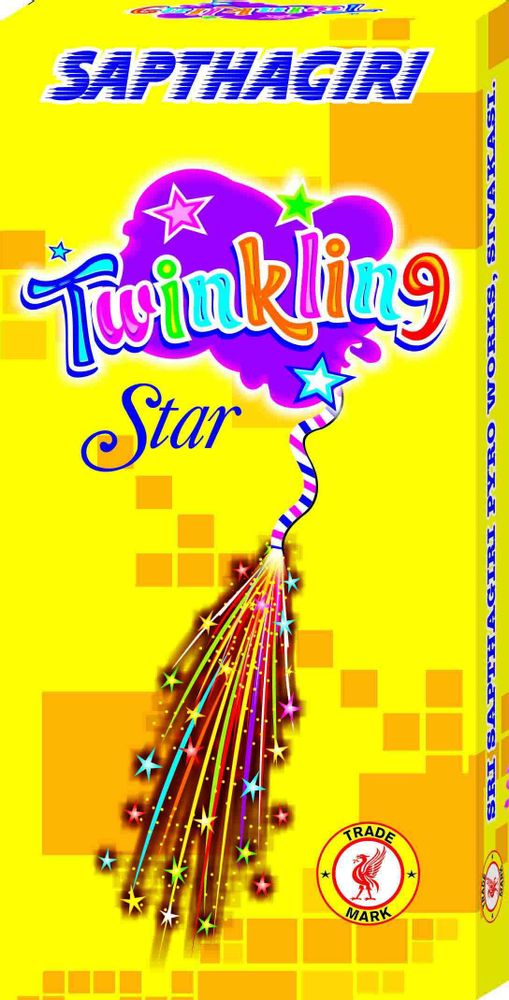 11/2" Twinkling Star