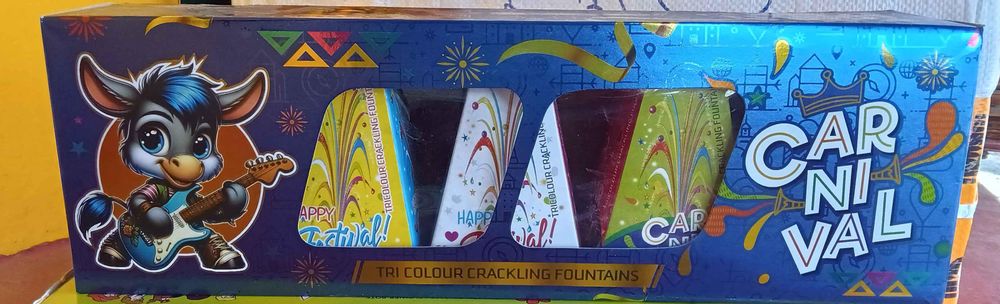 Tri Colour Crackling (5pcs)