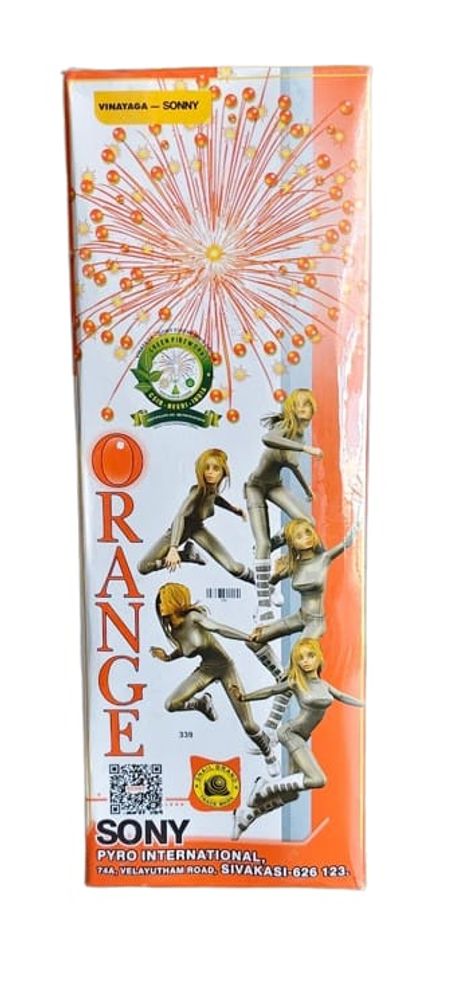 3"(2 Pcs ) Orange