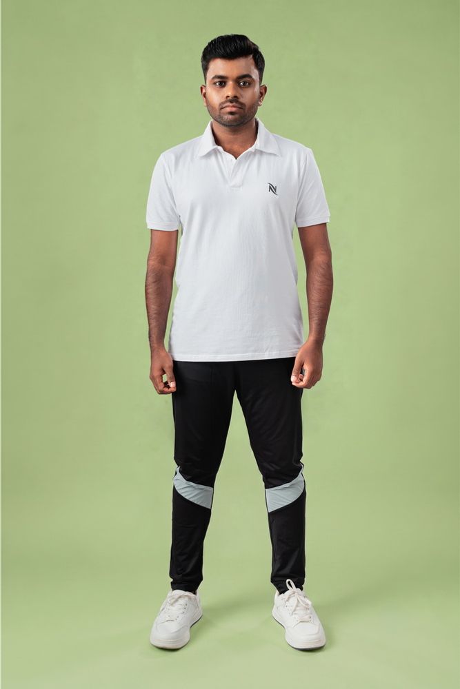 iygra polo t-shirt- White