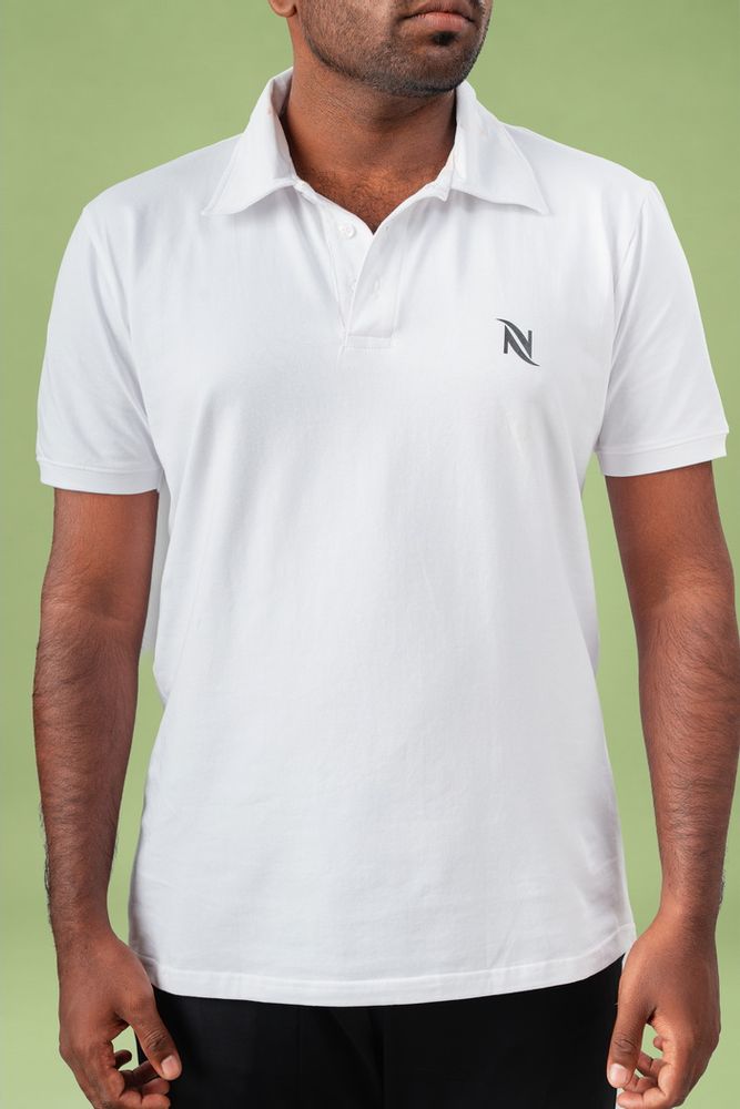 iygra polo t-shirt- White