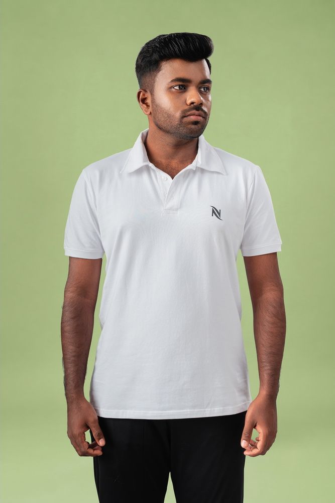 iygra polo t-shirt- White