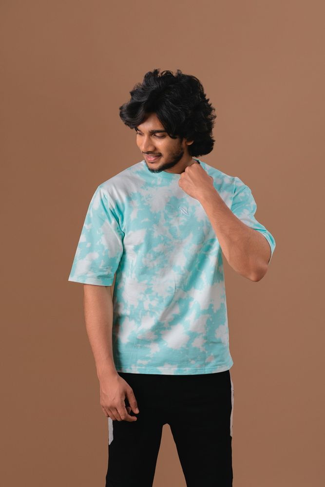 Green Acid Wash Oversized T-Shirt