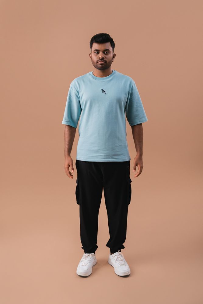 Men's Cargo Joggers- Black