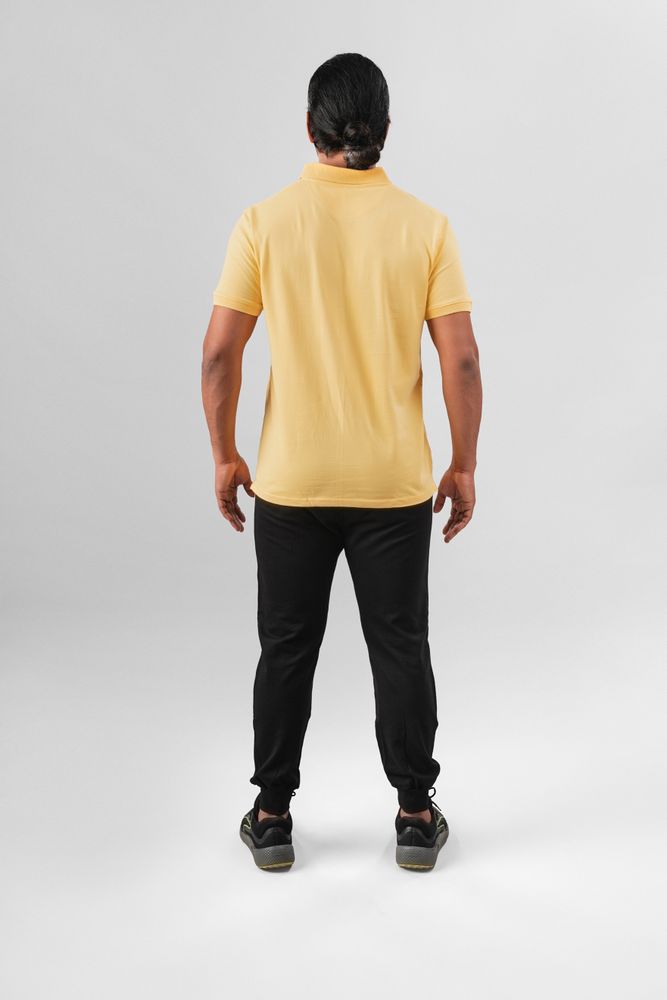 Premium Cotton Blend Joggers- Black