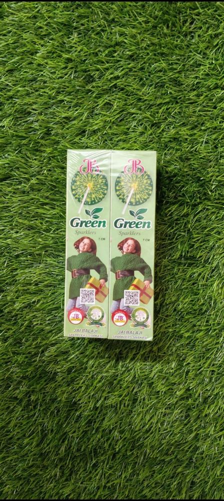 7 cm Green Sparklers